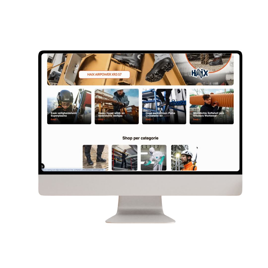 Foto website Werkschoenen aanmeten